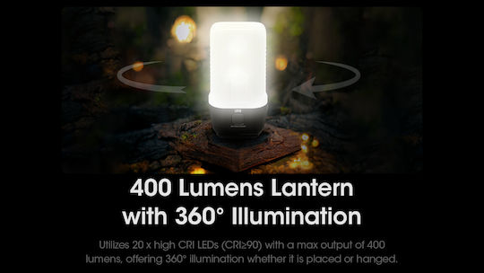 NiteCore LED с Максимална Яркост 3000лм LR70 Черен