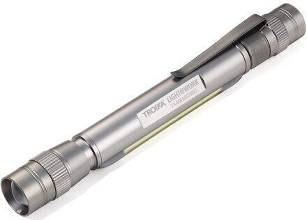 Troika Taschenlampe LED Light@Work Silber