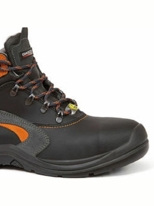 Giasco Cuba S3 Black Waterproof Boots Safety Black S3 with Certification ESD , SRC,WRU