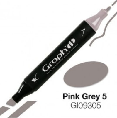 Graph' it Zeichenmarker 0.8mm Pink Grey 5