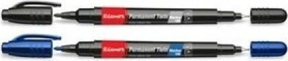 Luxor TWIN Ανεξίτηλος Μαρκαδόρος Μπλε 0.7mm