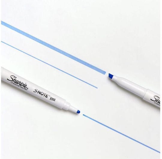 Sharpie S-Note Duo Twin Μαρκαδόροι Υπογράμμισης Σετ 8 χρώματα
