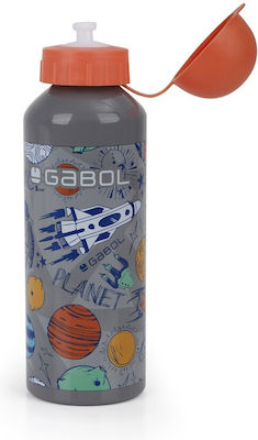 Gabol Planet Sticlă pentru Copii Aluminiu Gri 500ml