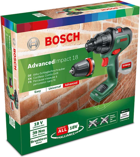 Bosch Advancedimpact Κρουστικό Δραπανοκατσάβιδο Μπαταρίας Solo Brushless 18V