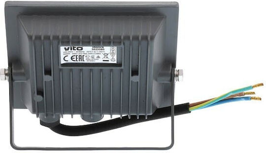 Vito Wasserdicht LED Flutlicht 20W Kaltweiß 6000K IP65
