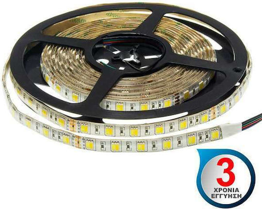 Optonica Waterproof LED Strip 24V Adjustable White Light 5m Type SMD5025