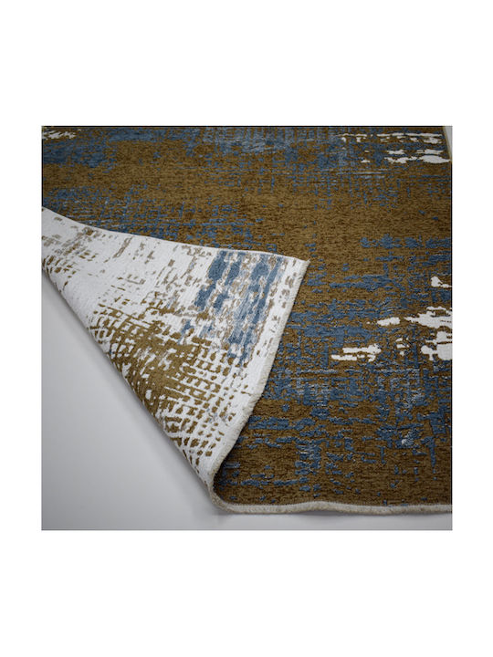 Alexander Carpets Noa Kilim 01 Teppich Rechteckig Synthetisch,Polyester/Cotton/Leather Beige Blue