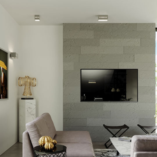 Sollux Lobo Modern Lamp Wall Gray 10x13x13cm