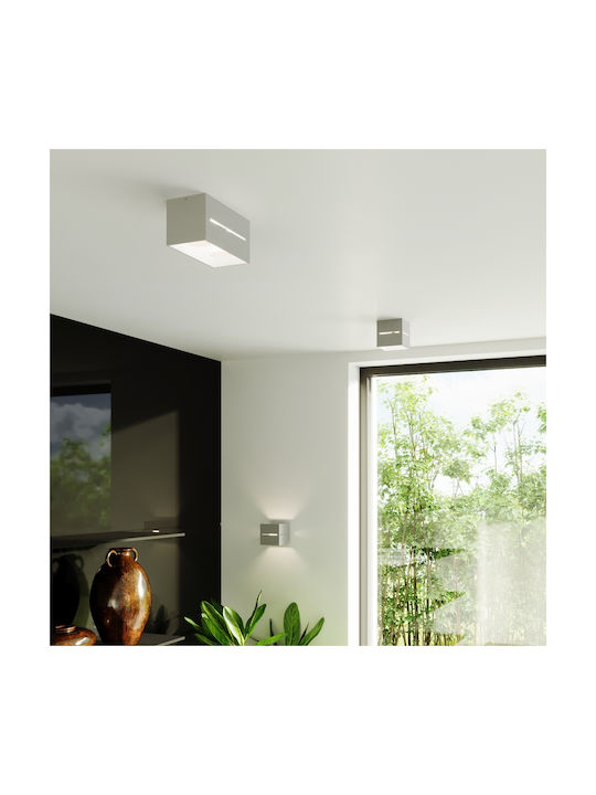 Sollux Lobo Modern Lamp Wall Gray 10x13x13cm