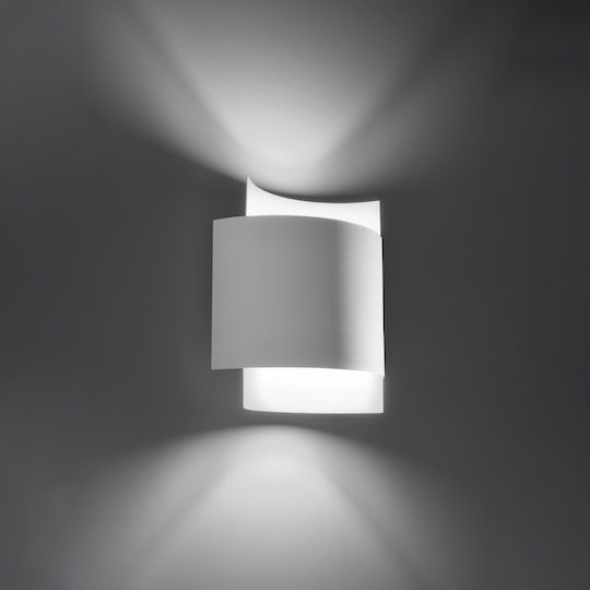 Sollux Impact Modern Lamp Wall with Socket G9 White 40x20x16cm