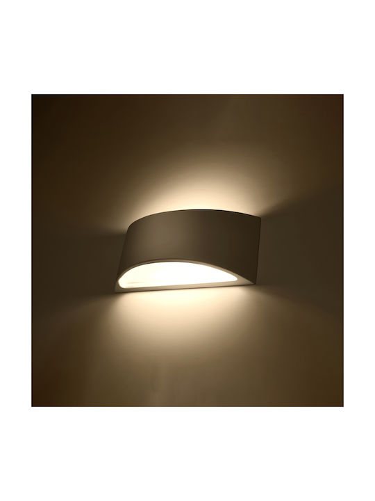 Sollux Vixen Lumină De perete Alb 40x20x16cm