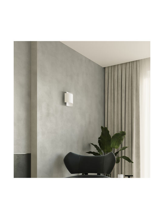 Sollux Impact Modern Lamp Wall with Socket G9 White 40x20x16cm