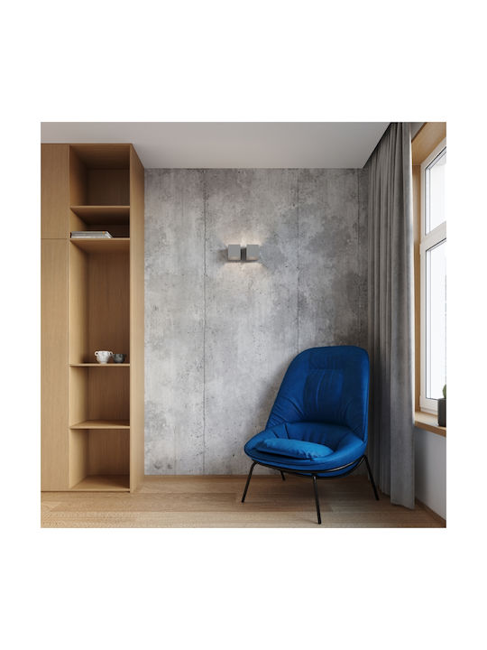 Sollux Quad 2 Modern Lamp Wall Gray 26x14x14cm