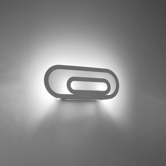 Sollux Saccon Modern Lamp Wall with Socket G9 White 47x17x13cm