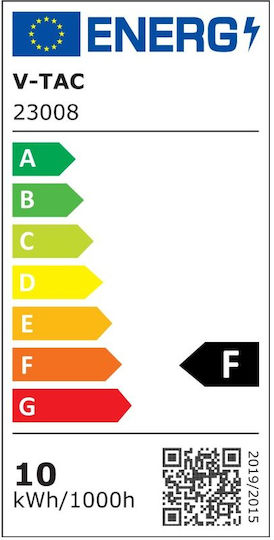 V-TAC Leuchte Wand mit Integrierter LED und Warmweißes Licht 13.5x10cm