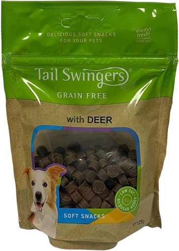 Pet Interest Semi Moist Dog Treat Grain Free with Deer 125gr 1343-T