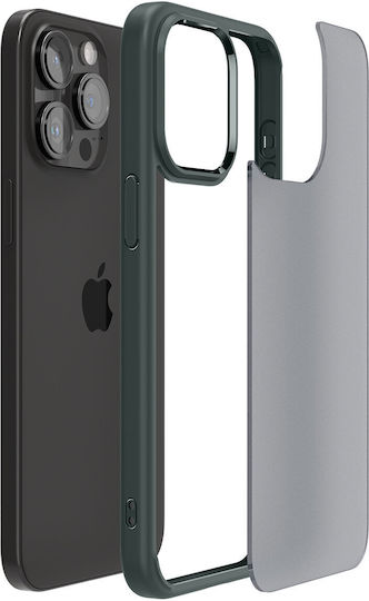 Spigen Ultra Hybrid Back Cover Plastic 2mm Green (iPhone 15 Pro Max)