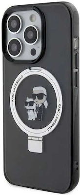 Karl Lagerfeld Karl Head Magsafe Back Cover Plastic Black (iPhone 15 Pro)