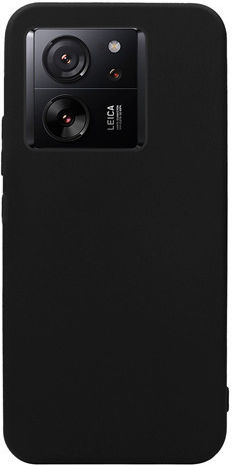 Vivid Set Umschlag Rückseite Silikon Set mit Glas Schwarz (Xiaomi 13T / 13T ProXiaomi 13T / 13T Pro)