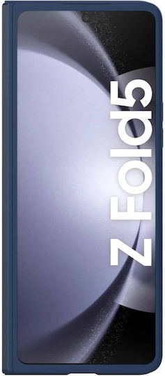 Nillkin Camshield Silky Umschlag Rückseite Silikon Blau (Galaxy Z Fold5)