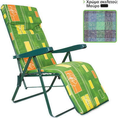 Escape Sunbed-Armchair Beach with Reclining 6 Slots