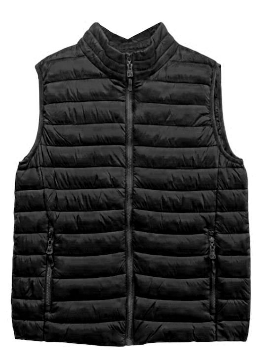 BS Collection Sleeveless Jacket BLACK