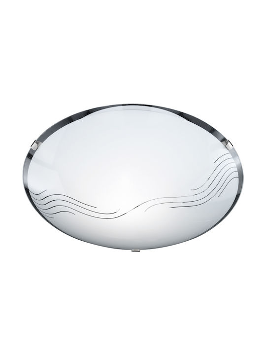 Trio Lighting Nora Deckenleuchte 25cm Silber mit Fassung E27