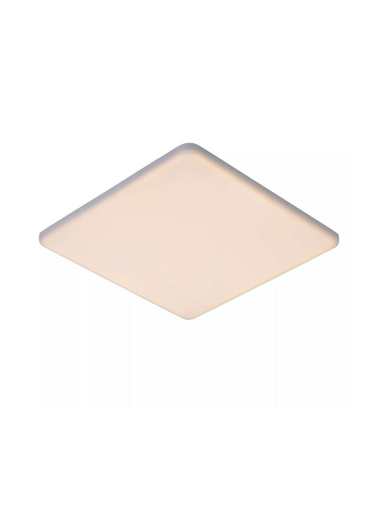 Lucide Lightning Ceres Ceiling Mount Light Bathroom 21.5cm White with Integrated LED