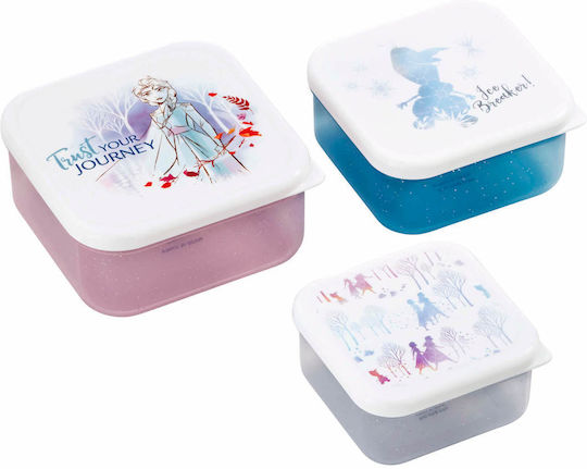 Funko Frozen Plastic Kids' Lunch Set Frozen White