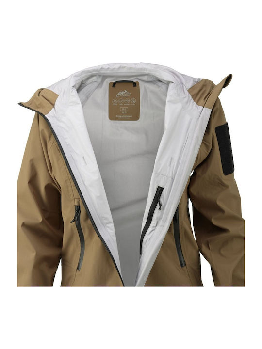 Helikon Tex Αδιάβροχο Κυνηγετικό Μπουφάν Softshell Καφέ