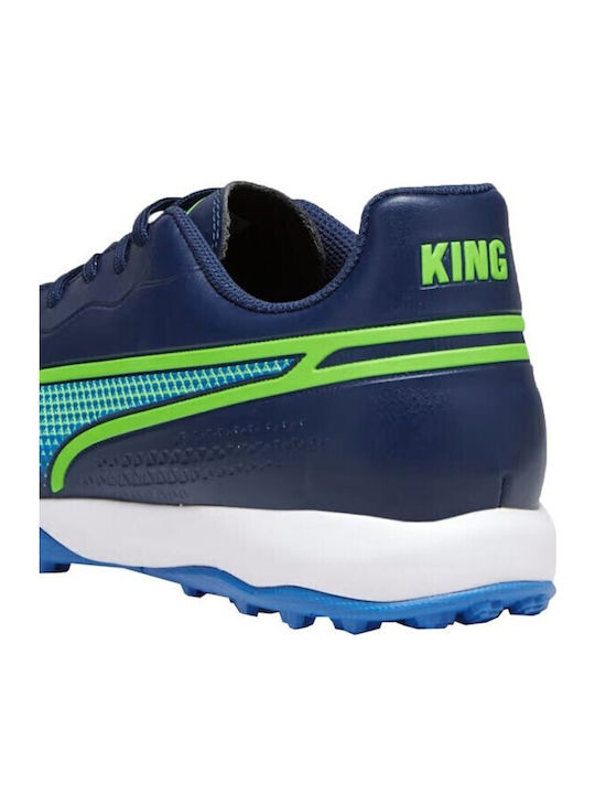 PUMA King Match Fußballschuhe mit geformten Stollen Blau