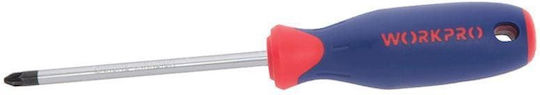 WorkPro Magnetic Șurubelniță Cruce cu Lungimea 75mm PZ0x75mm