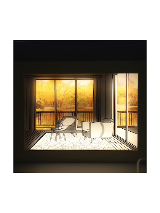 Decorative Lamp Board White