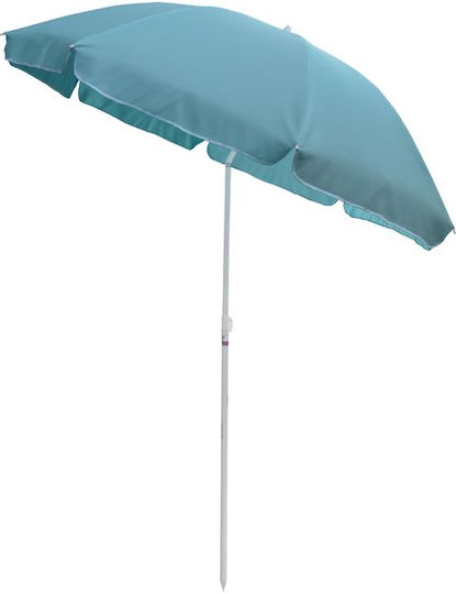 HomeMarkt Randall Folding Beach Umbrella Diameter 2m Light Blue