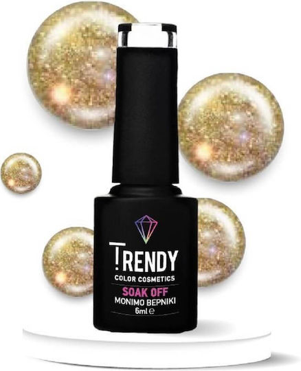 Trendy Color Cosmetics Semi-Permanent Nail Polish 6ml 1pcs