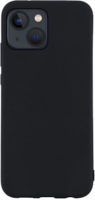 Soft Slim Silicone Back Cover Black (iPhone 15)