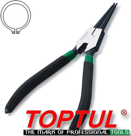Toptul Straight Locking Pliers Circlip Plier Straight Length 177.8mm