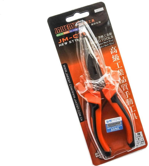 Jakemy Needle-nose pliers 165mm Cutting Plier Electrician Length 165mm