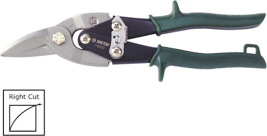 King Tony Foarfecă pentru tablă dreaptă 248mm Aviaton Snip Lungime 248mm