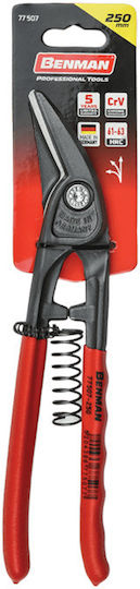 Benman Forged Right Tin Snips Aviaton Snip Straight Length 250mm