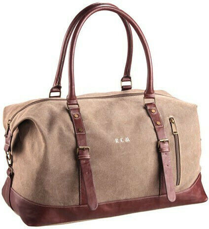 RCM 1374 Reisetasche Beige Stoff L28xB25xH28cm