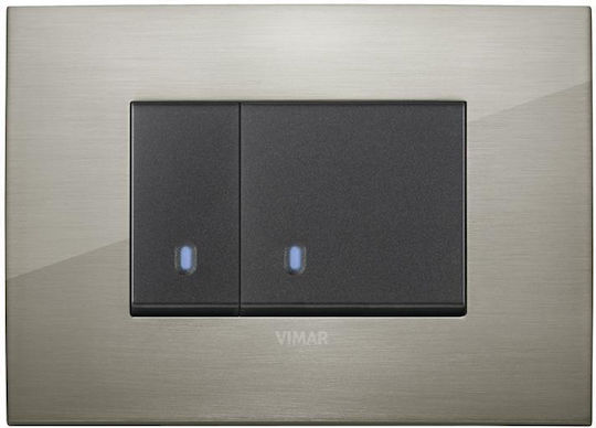 Vimar Vimar Recessed Wall Switch Basic Commands One-Way Without Frame White