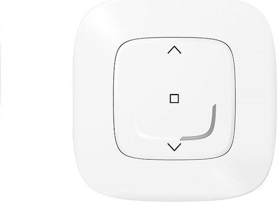 Legrand Valena Allure 90 Recessed Wall Switch Rolling Shutters One-Way with Frame White