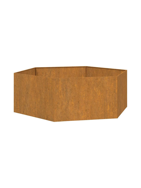vidaXL Кутия за саксии Метал Scur. 138x120x45см.