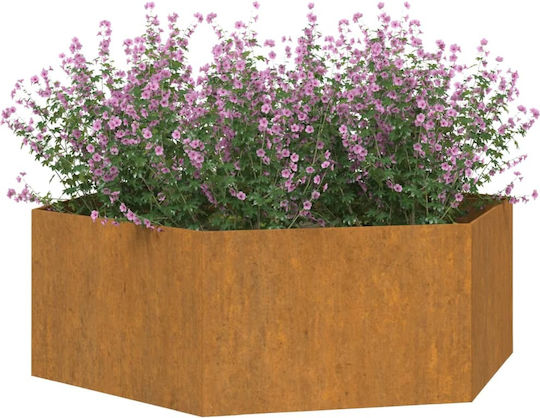 vidaXL Кутия за саксии Метал Scur. 138x120x45см.