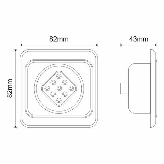 Olympia Electronics Επαναφορτιζόμενο LED Φωτιστικό Σποτάκι για Ντουλάπες με Τροφοδοσία Μπαταρίας GR-83