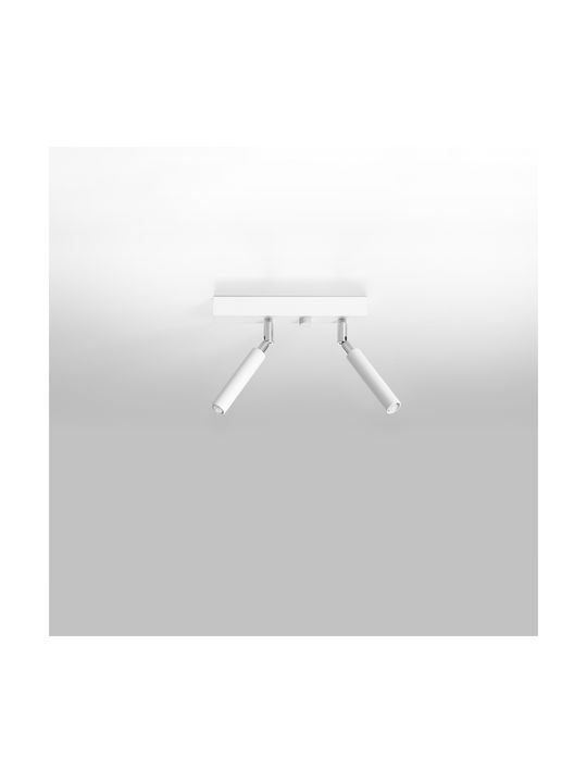Sollux Eyetech 2 Double Spot with Socket G9 in White Color