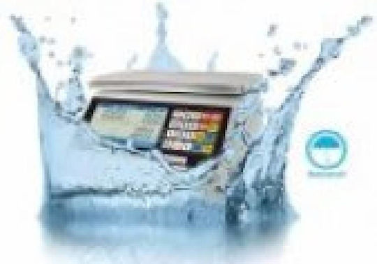 Kingship WDP Elektronisch Einzelhandelswaage mit einer Wiegekapazität von 6kg und einer Unterteilung von 2gr