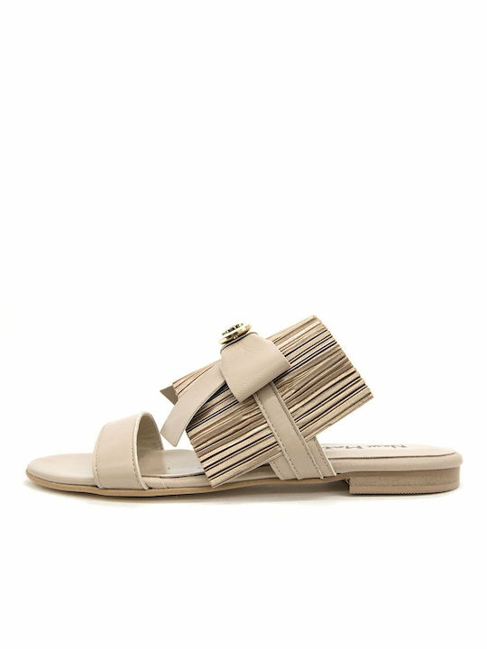 New Matic Leather Women's Sandals Beige