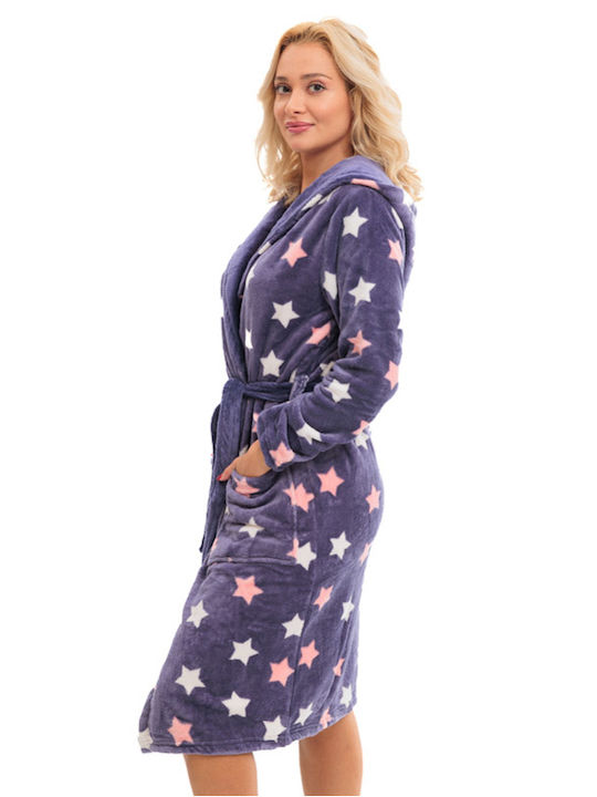 Angel's Secret Winter Damen Robe Lila